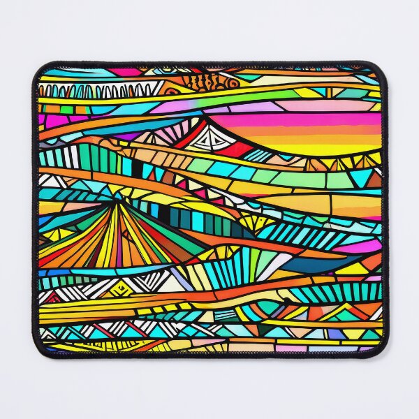 Item preview, Vibrant Moroccan Abstract Geometric Design Pattern designed and sold by DEC02.
