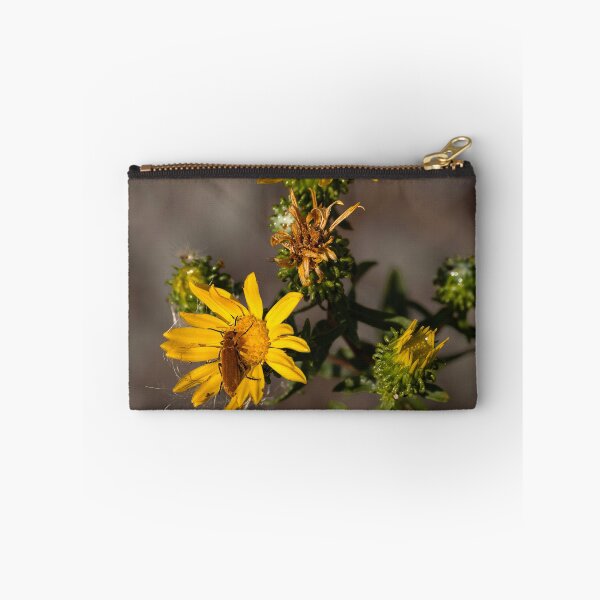 Item preview, Blister Beetle perched on yellow daisy designed and sold by lisavonbiela.