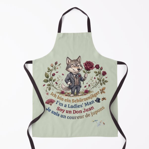 Item preview, WILDWISERS by HERMIE: Wolf - I'm a ladies' man designed and sold by HERMIE-design.