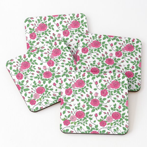 Item preview, Beautiful Red Roses Pattern With Green Leaves    designed and sold by Owcomm.