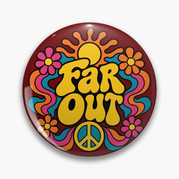 Artikelvorschau, Retro-Groove-Friedenszeichen & Blumen-70er-Jahre-Vibe entworfen und verkauft von Far Out Goods.