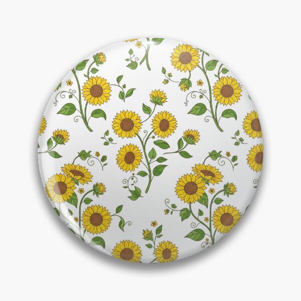 Item preview, Bright Summer Sunflowers Floral Seamless Pattern designed and sold by Owcomm.