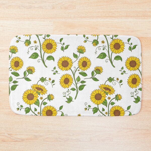 Item preview, Bright Summer Sunflowers Floral Seamless Pattern designed and sold by Owcomm.