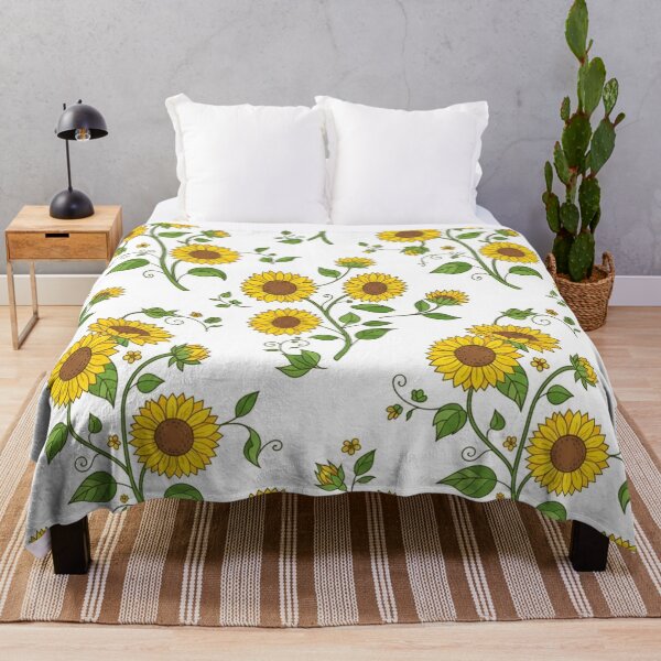 Item preview, Bright Summer Sunflowers Floral Seamless Pattern designed and sold by Owcomm.