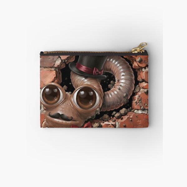 Item preview, Dapper Gentleman Worm Breaking Through Brick Wall designed and sold by Lespribos .