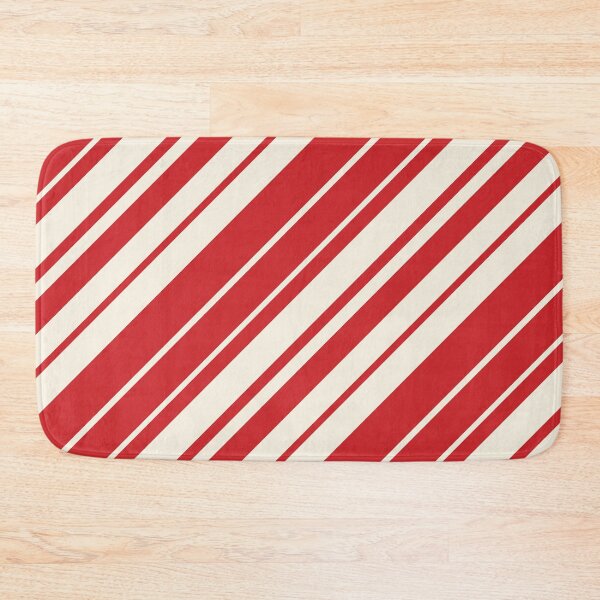 Item preview, Diagonal Christmas Candy Cane Stripe designed and sold by YesterdayColl.