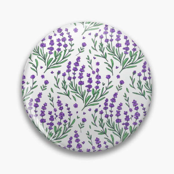 Item preview, Beautiful Lavender Floral Pattern Illustration designed and sold by Owcomm.