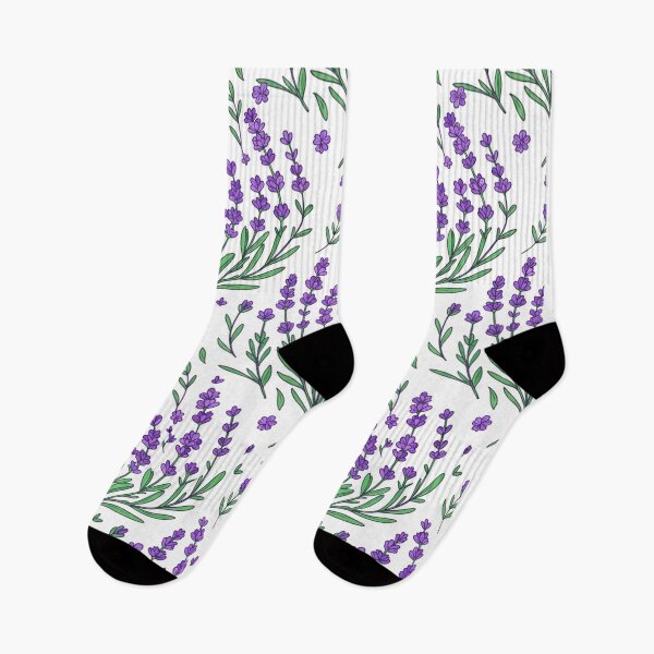 Item preview, Beautiful Lavender Floral Pattern Illustration designed and sold by Owcomm.