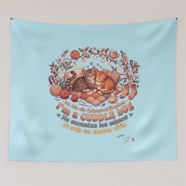 Item preview, WILDWISERS by HERMIE: Cat - I'm a cuddle bug designed and sold by HERMIE-design.