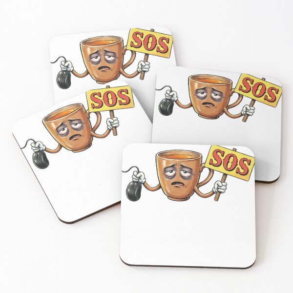 Item preview, Coffee Mug WFH Cartoon Tired Work from Home Vintage designed and sold by VISIONSTURME.