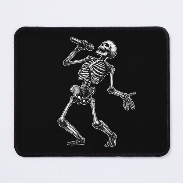 Item preview, Singing Skeleton with Microphone designed and sold by Lady-K-.