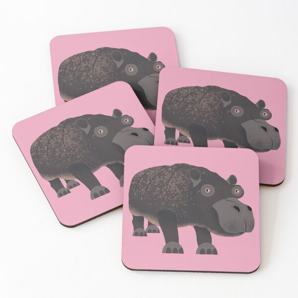 Item preview, Hippo illustration designed and sold by JelliGraphy.