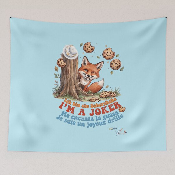 Item preview, WILDWISERS by HERMIE: Fox - I'm a joker designed and sold by HERMIE-design.