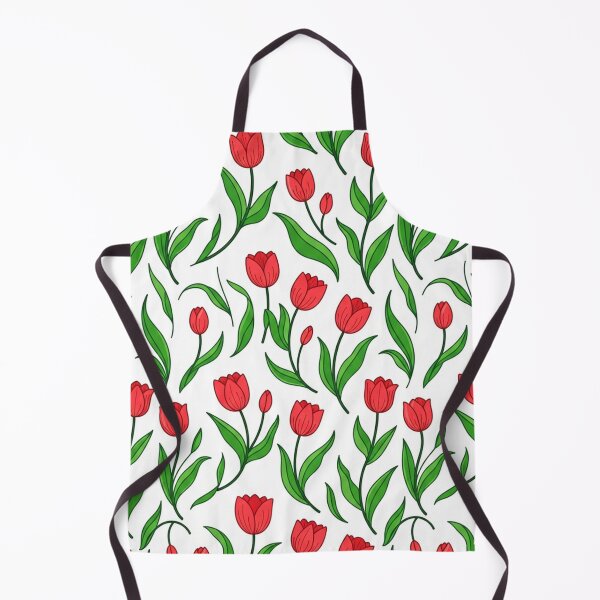 Item preview, Red Tulip Flowers Spring Garden Pattern designed and sold by Owcomm.