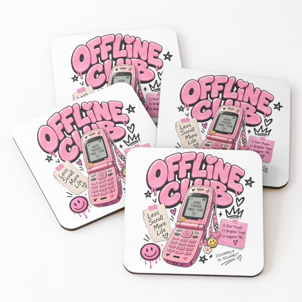 Item preview, Offline Club – Less Scroll More Life designed and sold by TinyWeird.