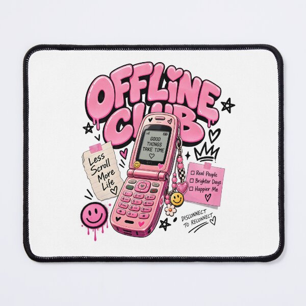 Item preview, Offline Club – Less Scroll More Life designed and sold by TinyWeird.