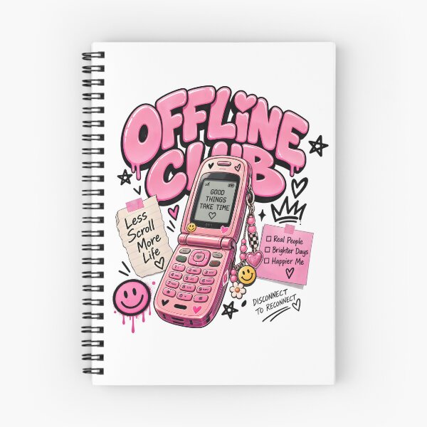 Item preview, Offline Club – Less Scroll More Life designed and sold by TinyWeird.