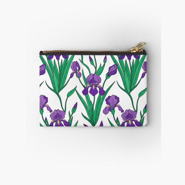 Item preview, Purple Iris Flower Floral Botanical Pattern    designed and sold by Owcomm.