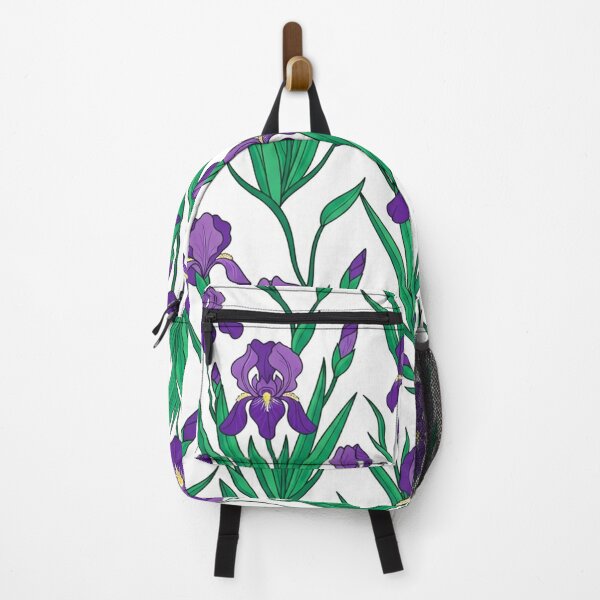 Item preview, Purple Iris Flower Floral Botanical Pattern    designed and sold by Owcomm.