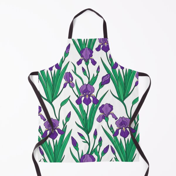 Item preview, Purple Iris Flower Floral Botanical Pattern    designed and sold by Owcomm.