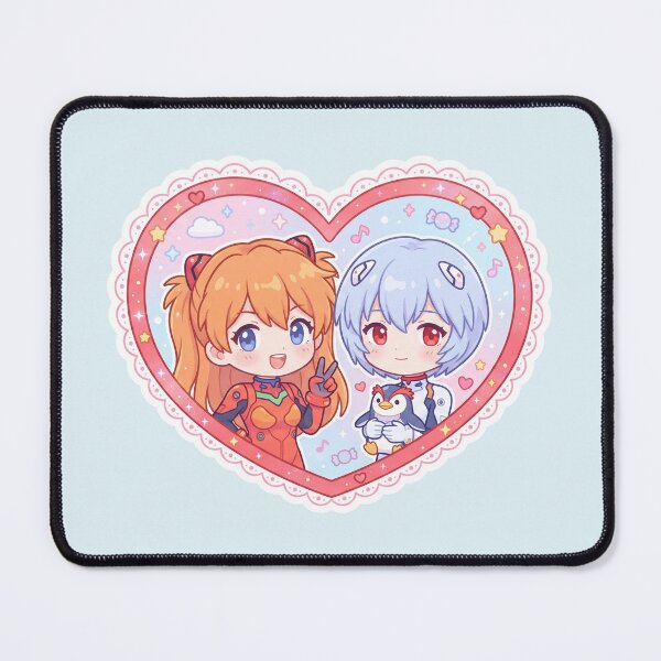 Item preview, Asuka and Rei in cute heart designed and sold by Magimel.