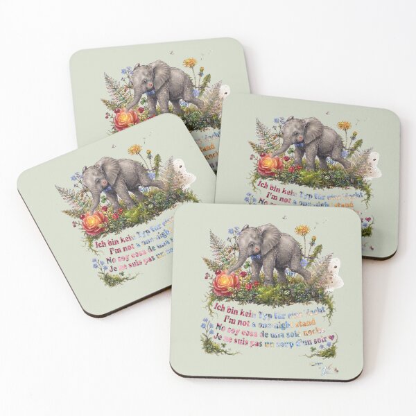 Item preview, WILDWISERS by HERMIE: Elephant - I'm not a one-night stand designed and sold by HERMIE-design.