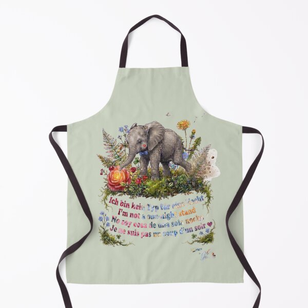 Item preview, WILDWISERS by HERMIE: Elephant - I'm not a one-night stand designed and sold by HERMIE-design.