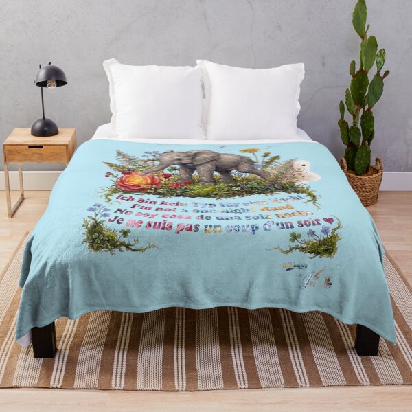 Item preview, WILDWISERS by HERMIE: Elephant - I'm not a one-night stand designed and sold by HERMIE-design.