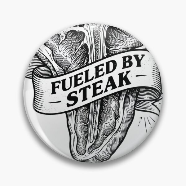 Item preview, Cool Fueled By Steak Funny Carnivore T-Bone Meat Graphic designed and sold by VISIONSTURME.