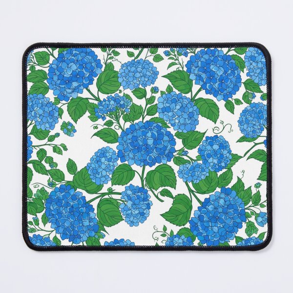 Item preview, Beautiful Blue Hydrangea Floral Pattern Illustration designed and sold by Owcomm.