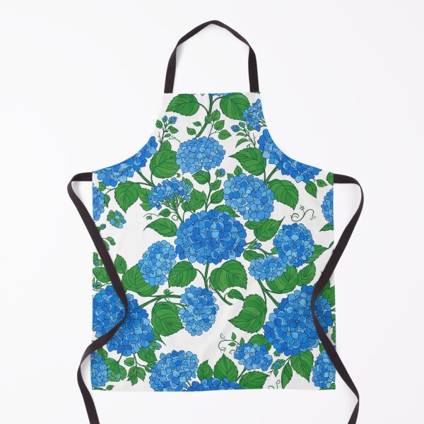 Item preview, Beautiful Blue Hydrangea Floral Pattern Illustration    designed and sold by Owcomm.