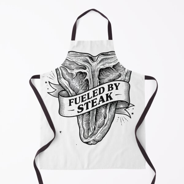 Item preview, Cool Fueled By Steak Funny Carnivore T-Bone Meat Graphic designed and sold by VISIONSTURME.
