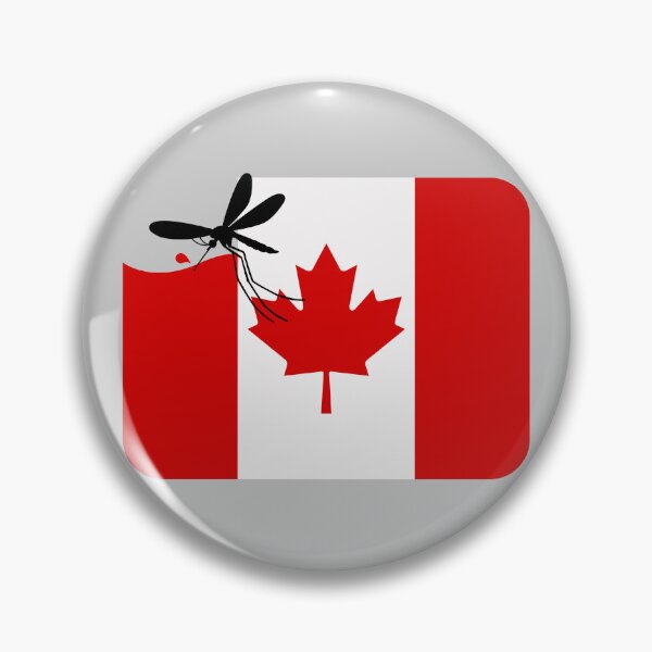 Item preview, O canada mosquito bite flag designed and sold by adoraroara.