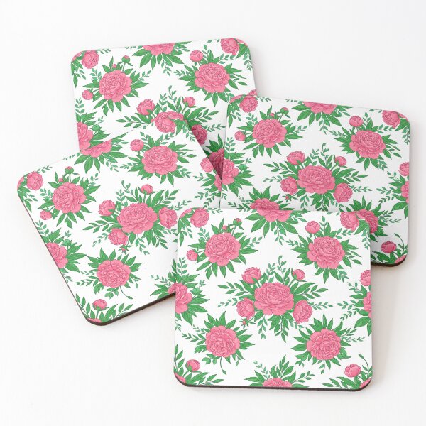 Item preview, Beautiful Pink Peony Floral Seamless Pattern designed and sold by Owcomm.