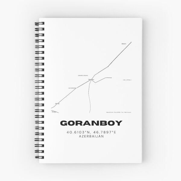 Item preview, Goranboy Azerbaijan Map Coordinates – Minimalist Location Design designed and sold by RM-Journey.