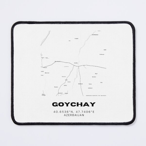 Item preview, Goychay Azerbaijan Map Coordinates – Minimalist Location Design designed and sold by RM-Journey.