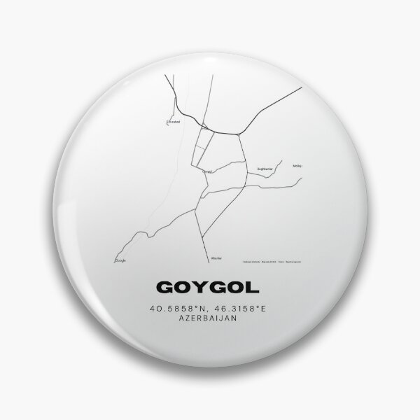 Item preview, Goygol Azerbaijan Map Coordinates – Minimalist Location Design designed and sold by RM-Journey.