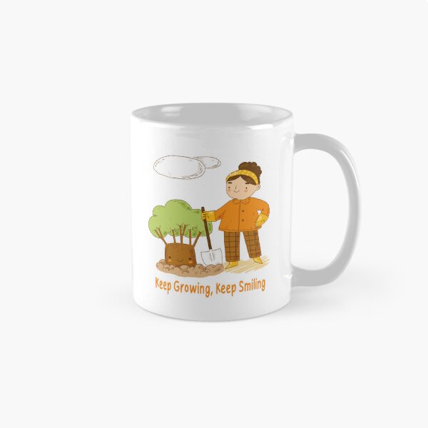 Item preview, Funny Keep Growing Keep Smiling Gardening Cute Tree Graphic designed and sold by VISIONSTURME.