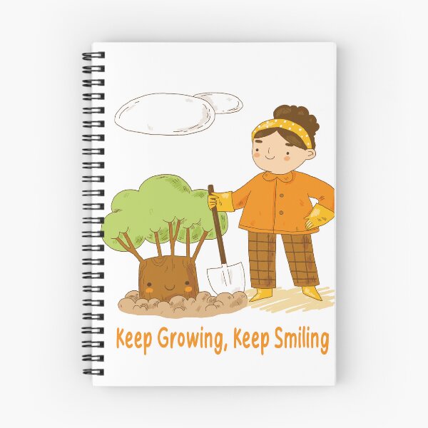 Item preview, Funny Keep Growing Keep Smiling Gardening Cute Tree Graphic designed and sold by VISIONSTURME.