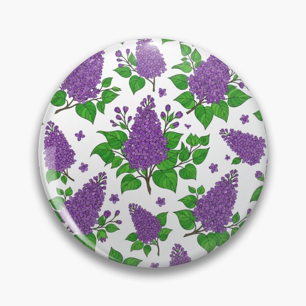Item preview, Beautiful Purple Lilac Flowers Floral Pattern designed and sold by Owcomm.