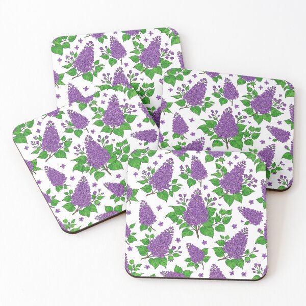 Item preview, Beautiful Purple Lilac Flowers Floral Pattern designed and sold by Owcomm.
