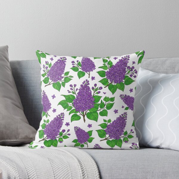 Item preview, Beautiful Purple Lilac Flowers Floral Pattern designed and sold by Owcomm.