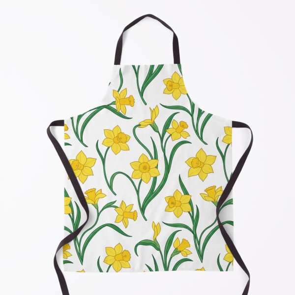 Item preview, Bright Yellow Daffodil Flower Botanical Pattern    designed and sold by Owcomm.