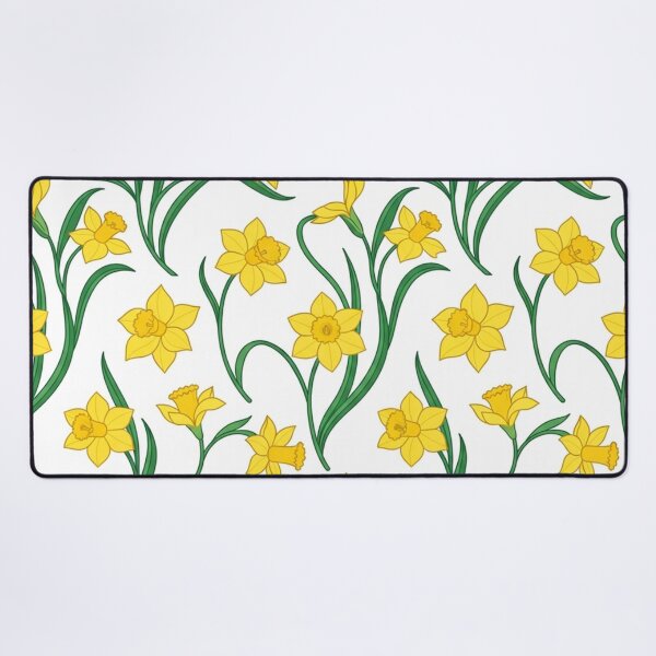 Item preview, Bright Yellow Daffodil Flower Botanical Pattern    designed and sold by Owcomm.