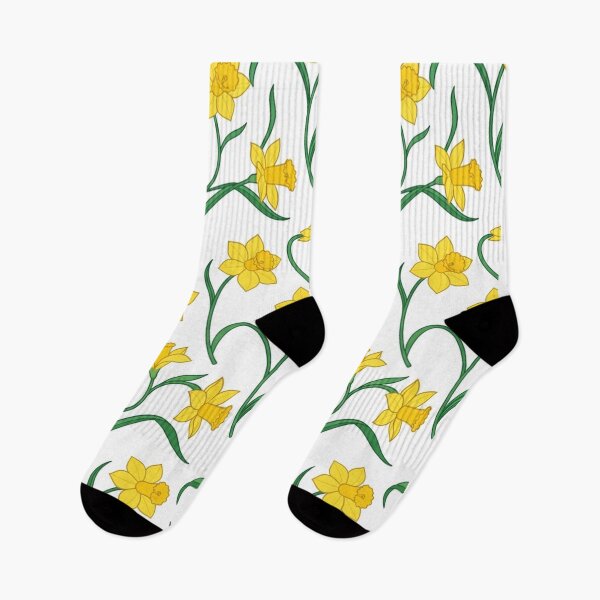Item preview, Bright Yellow Daffodil Flower Botanical Pattern    designed and sold by Owcomm.