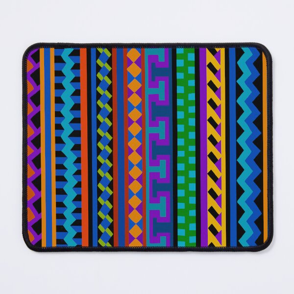 Item preview, Seminole Folk Art - Red Blue Orange Green Yellow designed and sold by ESPRIT MYSTIQUE.