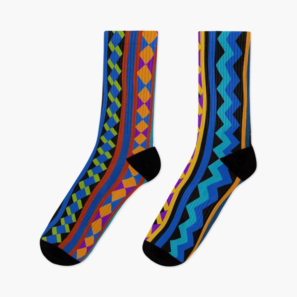 Item preview, Seminole Folk Art - Red Blue Orange Green Yellow designed and sold by ESPRIT MYSTIQUE.