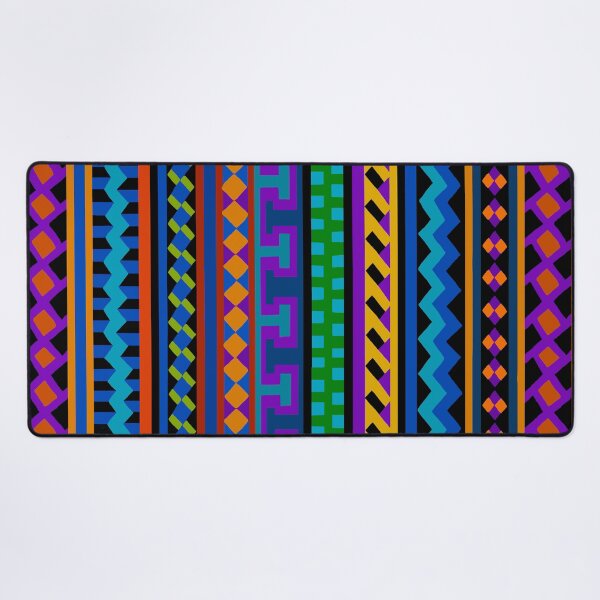 Item preview, Seminole Folk Art - Red Blue Orange Green Yellow designed and sold by ESPRIT MYSTIQUE.
