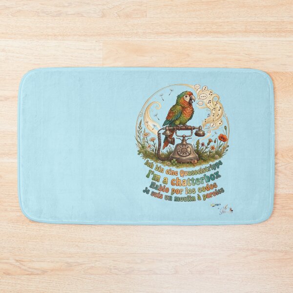 Item preview, WILDWISERS by HERMIE: Parrot - I'm a chatterbox designed and sold by HERMIE-design.