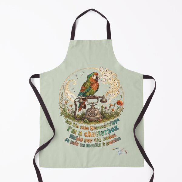 Item preview, WILDWISERS by HERMIE: Parrot - I'm a chatterbox designed and sold by HERMIE-design.